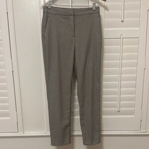 H&M Black & Gray Cropped Slim Ankle Pants